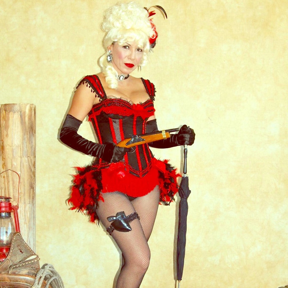 Sexy Burlesque Cabaret wild Wild West Costume